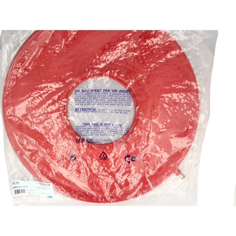 Ringkussen opblaasbaar rubber 45cm