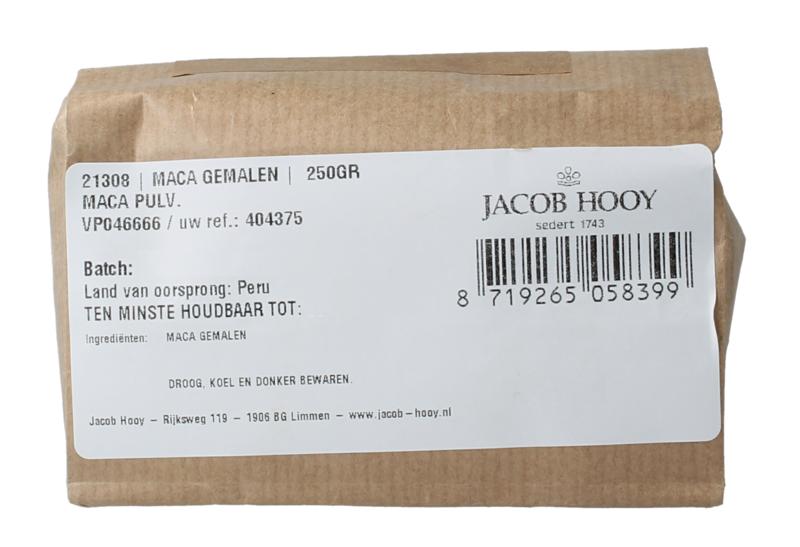 HOOY Maca gemalen 250 gr