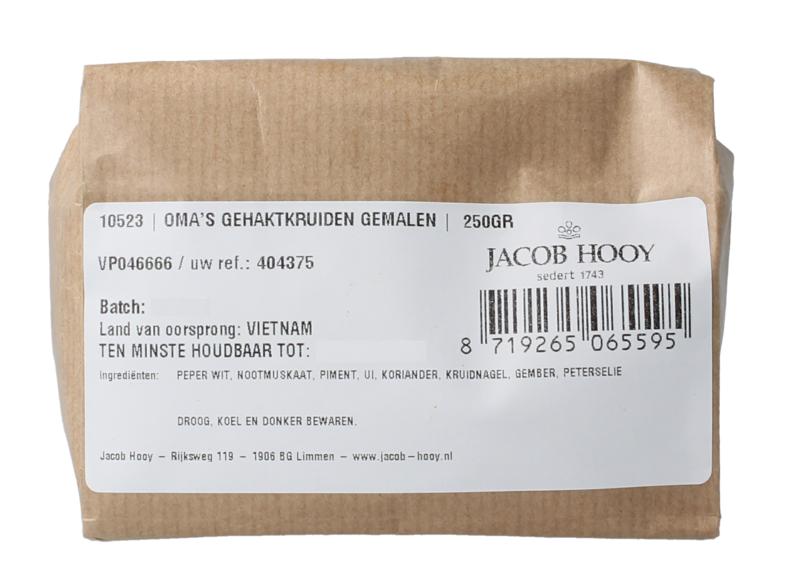 HOOY Oma's gehaktkruiden gem.spec 250 gr