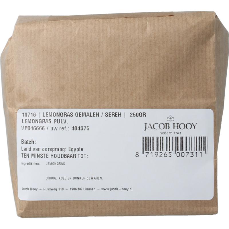 HOOY Lemongras gemalen / sereh 250 gr