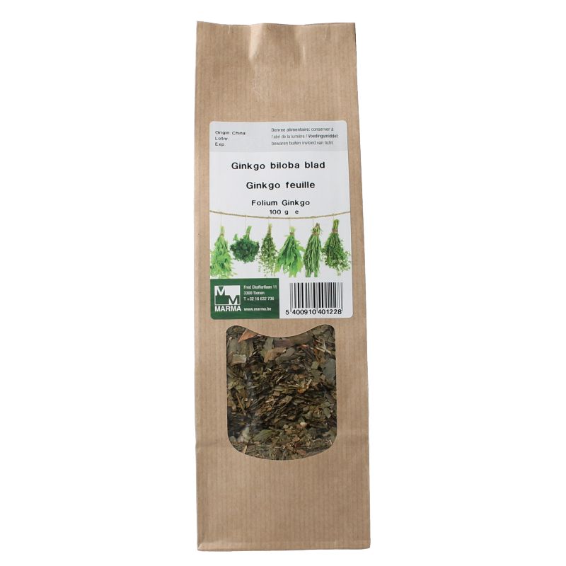 Marma Ginkgo biloba blad