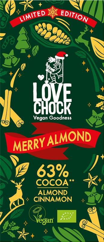 LOVECHOCK Merry almond 70gr