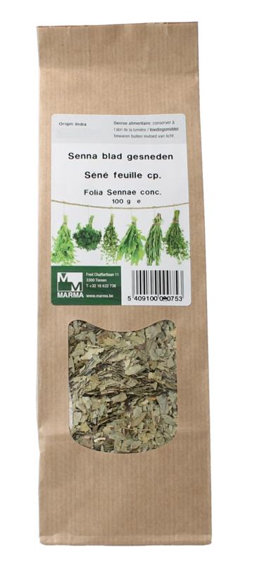 Marma Senna blad geseneden