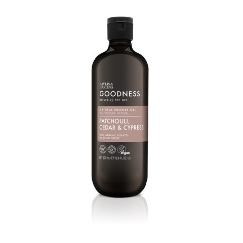 Baylis & Harding Goodness men shower gel patchouli, cedar & cypress