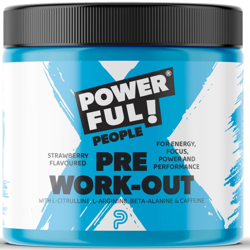 Powerful People Pre work-out strawberry