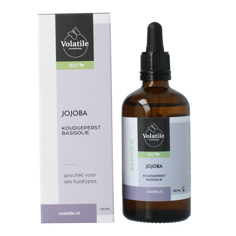 Jojoba koudgeperst basisolie bio glazen fles