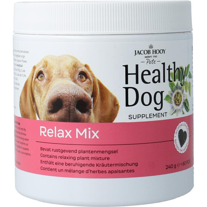 JACOB HOOY Healthy dog relax mix 80 stuks 80 st
