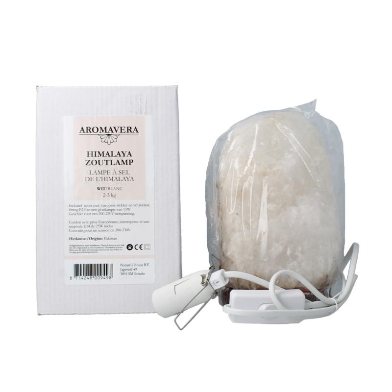 Aroma Vera himalaya zoutlamp wit 2-3kg