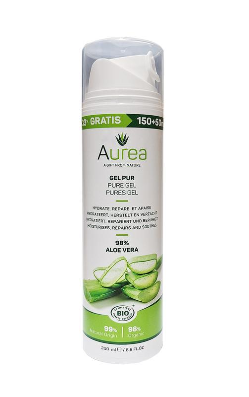 Aurea aloe vera huidgel 150+50 bio