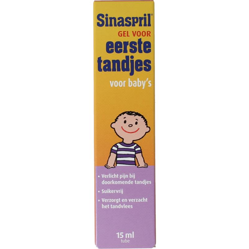 Sinaspril Sinaspril gel v eerste tandjes