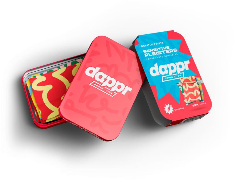 Dappr pleisterstrip graffiti 10x6cm