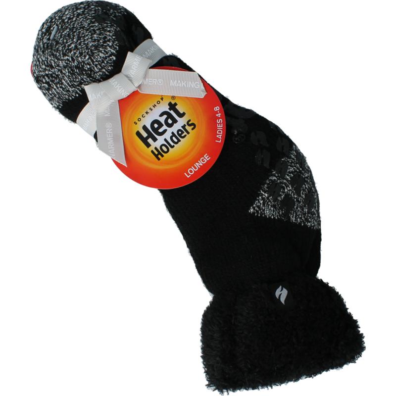 Ladies lounge socks 4-8 37-42 black