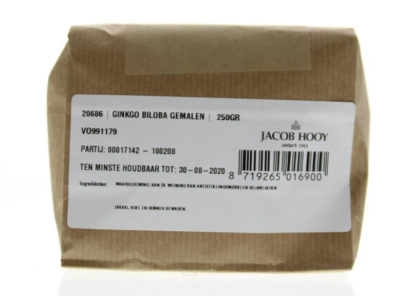 Ginkgo biloba gemalen