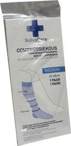Compressiekous wit M 23 - 26 cm