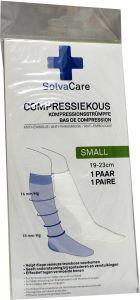 Compressiekous wit S 19 - 23 cm