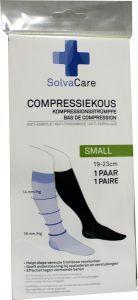 Compressiekous zwart S 19 - 23 cm