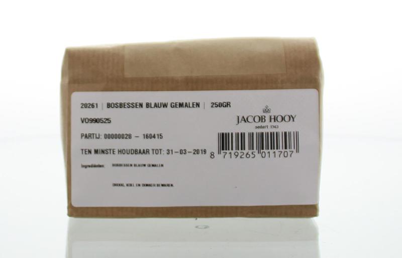 Bosbessen blauw gemalen