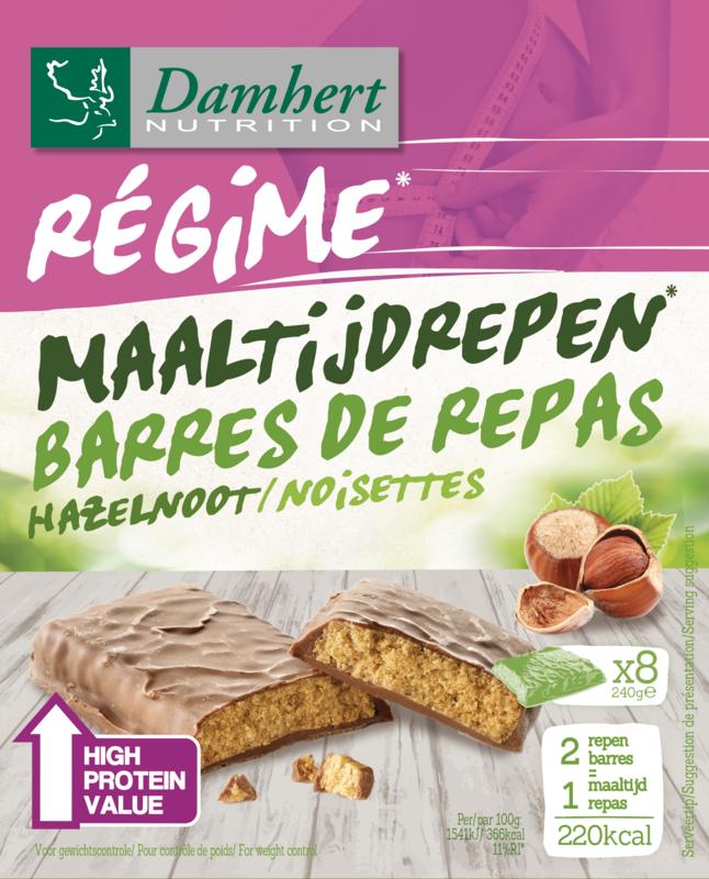 Afslank proteinereep chocolade noot