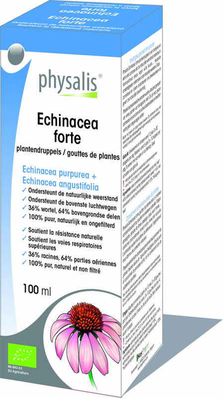 Echinacea forte plantendruppels