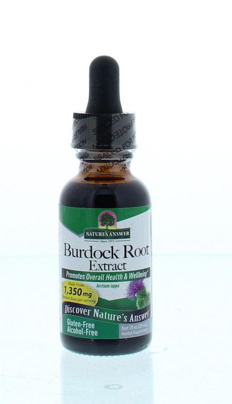 Burdock/Grote klis extract 1:1 alcoholvrij 2000mg