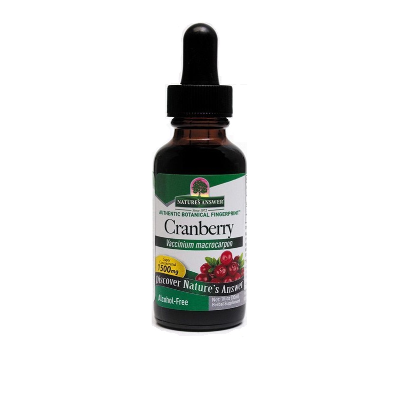 Cranberry extract alcoholvrij 1:1 1500 mg