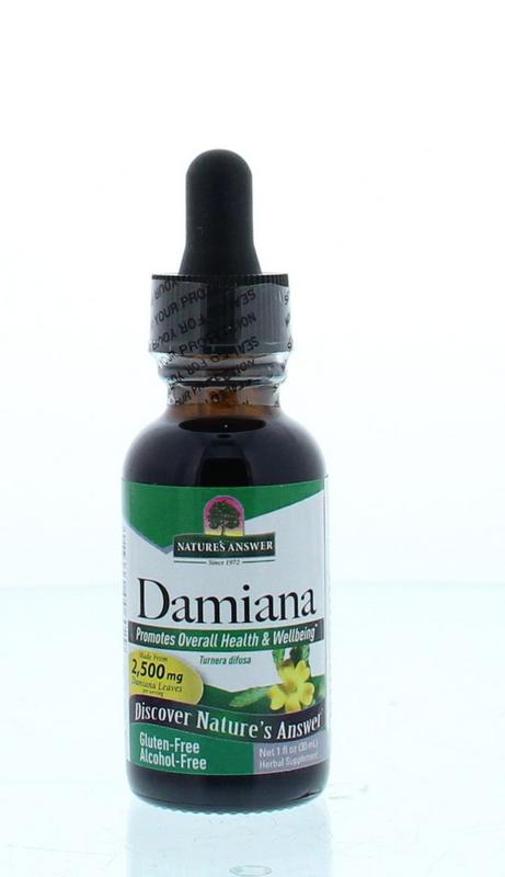 Damiana extract 1:1 alcoholvrij 2000 mg