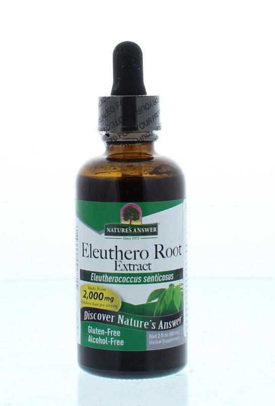 Siberische ginseng extract alcoholvrij 1:1 2000 mg