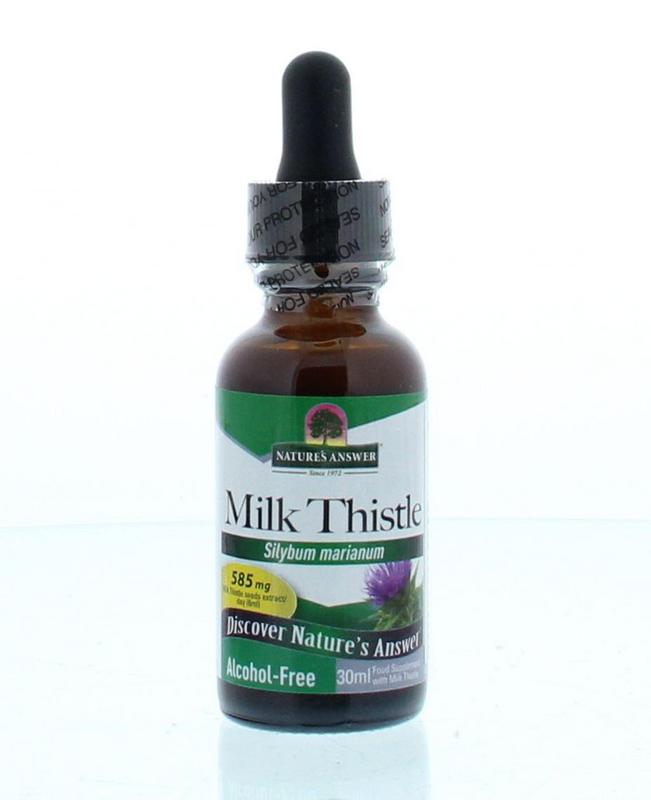 Mariadistel extract 1:1 alcoholvrij 2000 mg