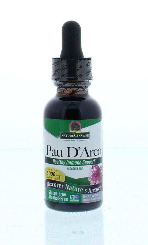 Pau d'arco extract 1:1 alcoholvrij 2000 mg