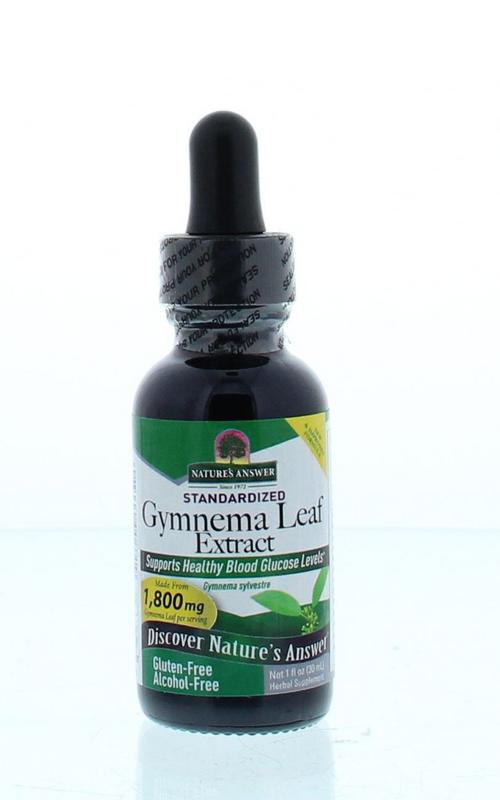 Gymnema extract 1:1 alcoholvrij 600 mg