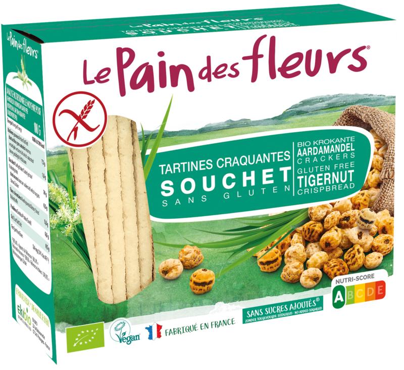 Souchet crackers met aardamandel