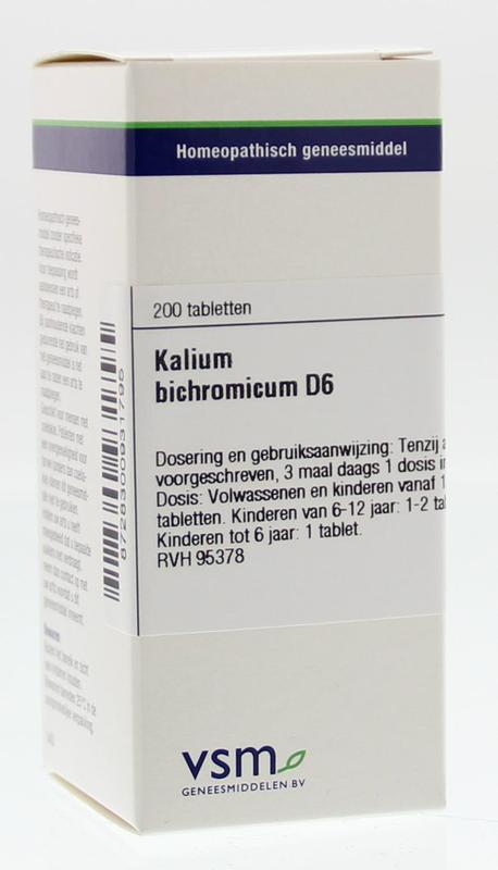 Kalium bichromicum D6