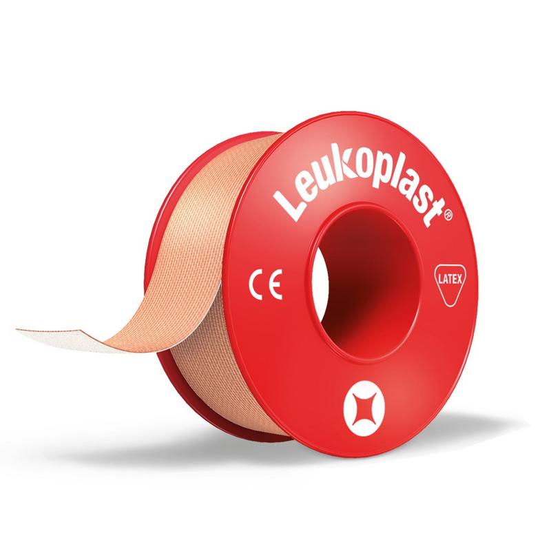 Hechtpleister 5 m x 2.50 cm rood