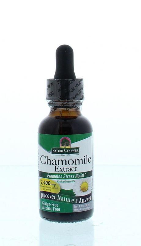 Natures Answer Kamille extract 1:1 alcoholvrij 2000 mg