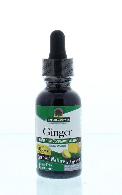 Natures Answer Gember extract alcoholvrij