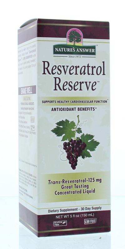 Natures Answer Resveratrol reserve complex vloeibaar 1450 mg