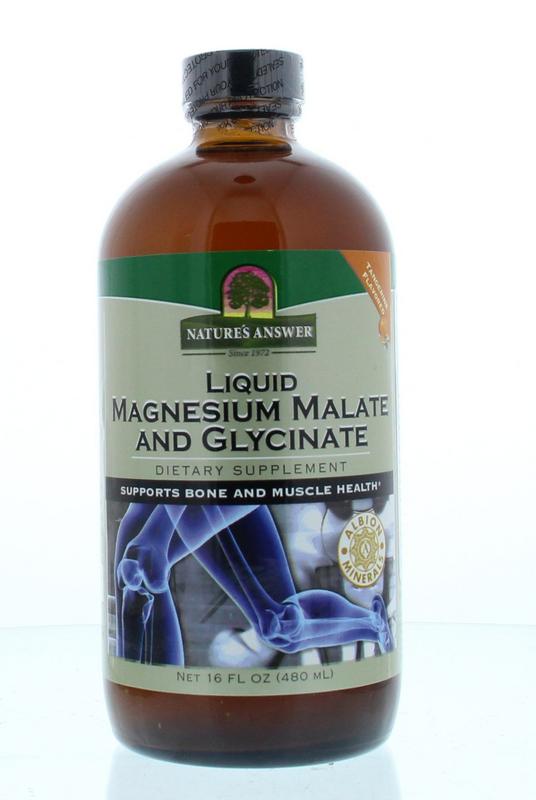 Natures Answer Vloeibaar magnesium malaat & bisglycinaat