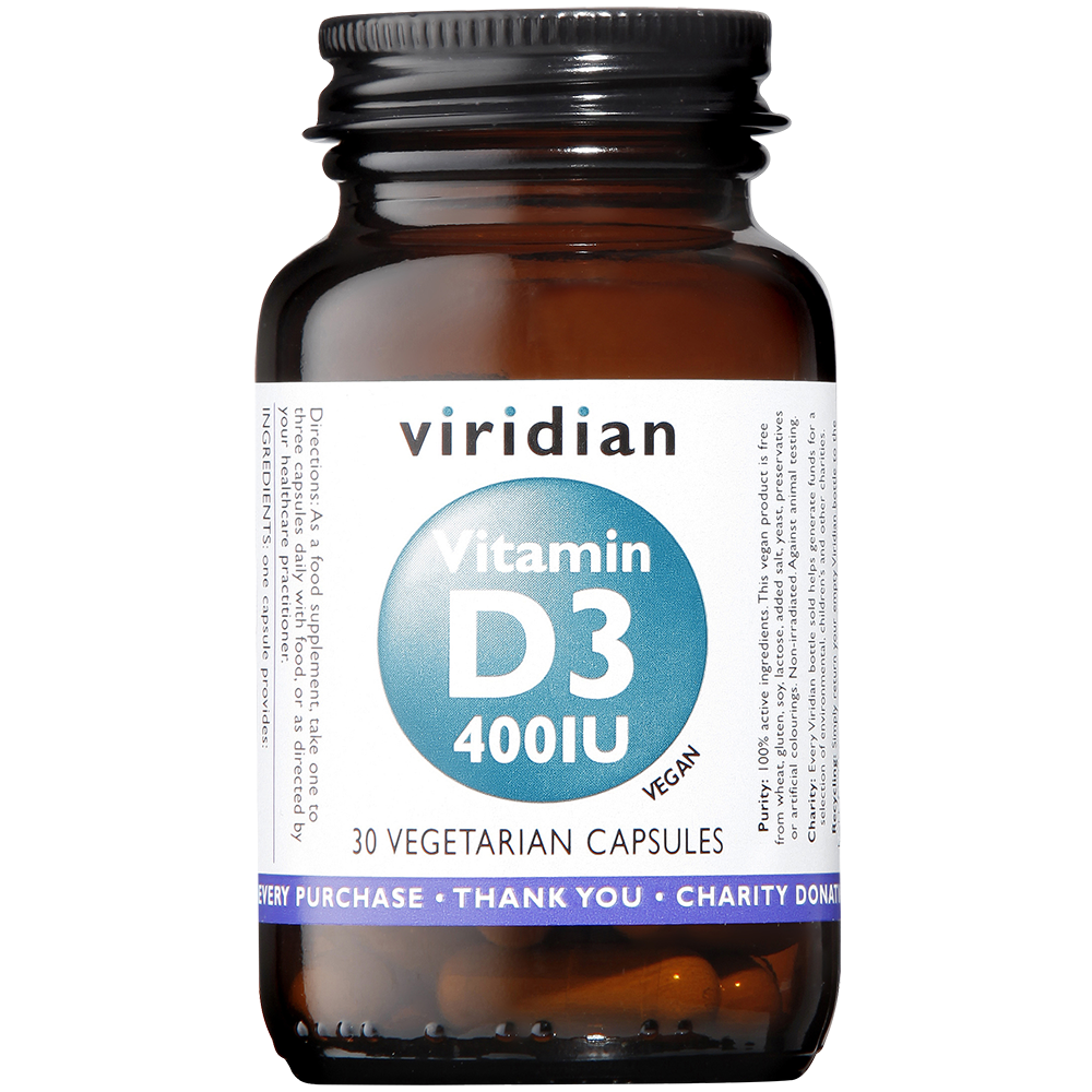 Vitamin D3 (Vegan) 400 IU (10µg)