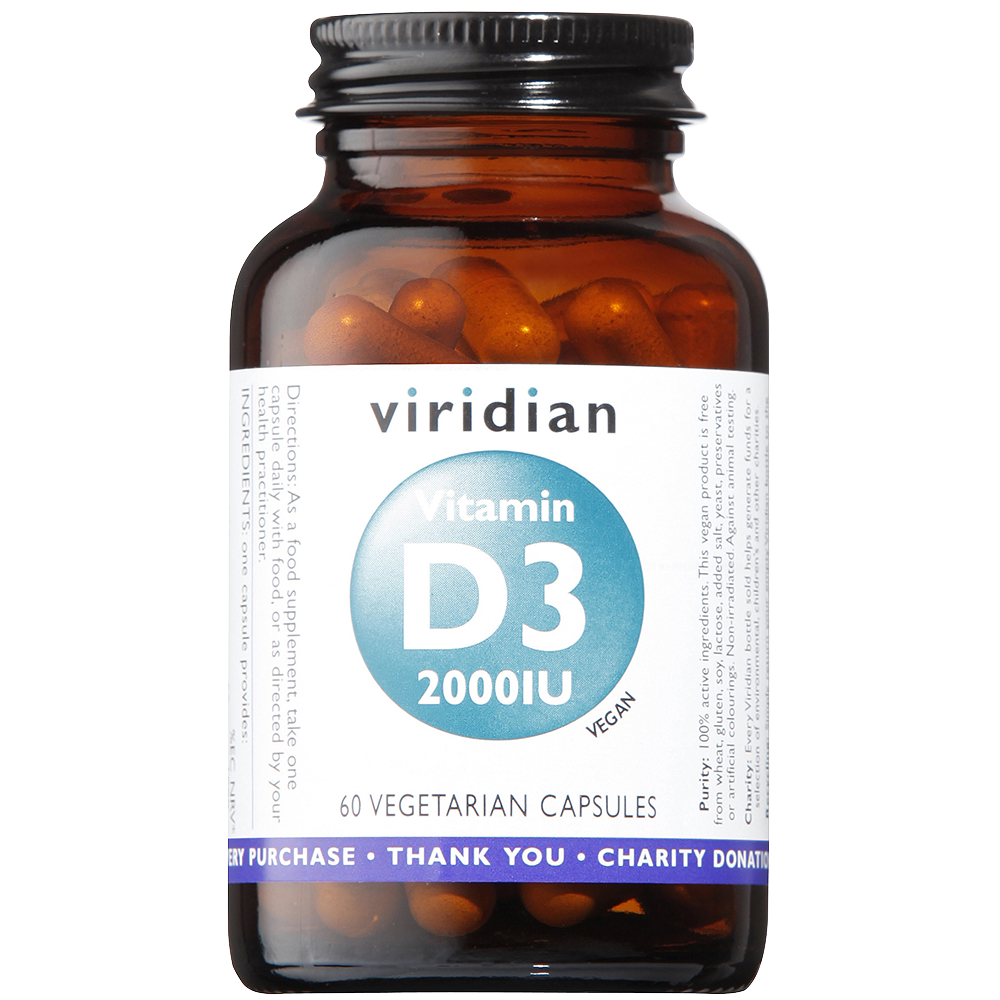 Vitamin D3 (Vegan) 2000 IU (50 µg)