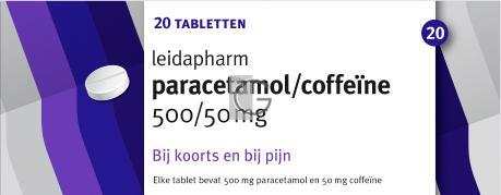 Leida paracetamol+coff500/50mg