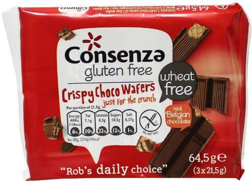 Crispy choco wafers