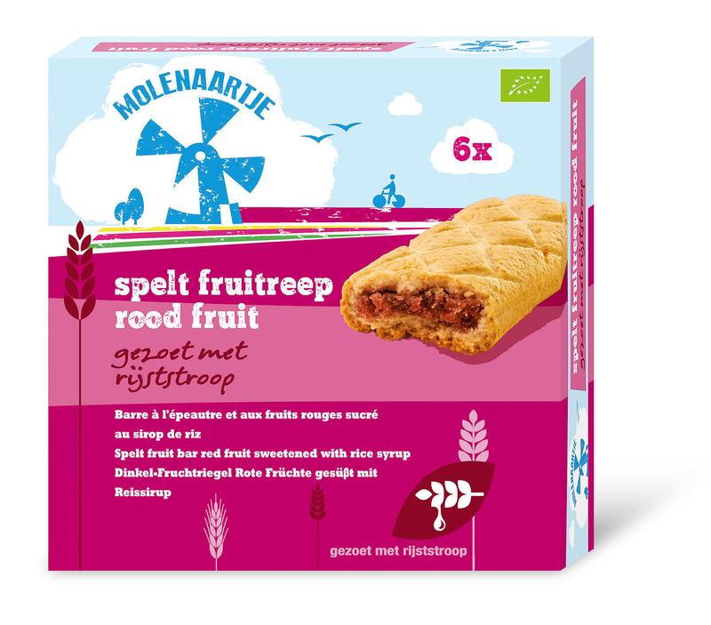 Spelt fruitreep rood fruit