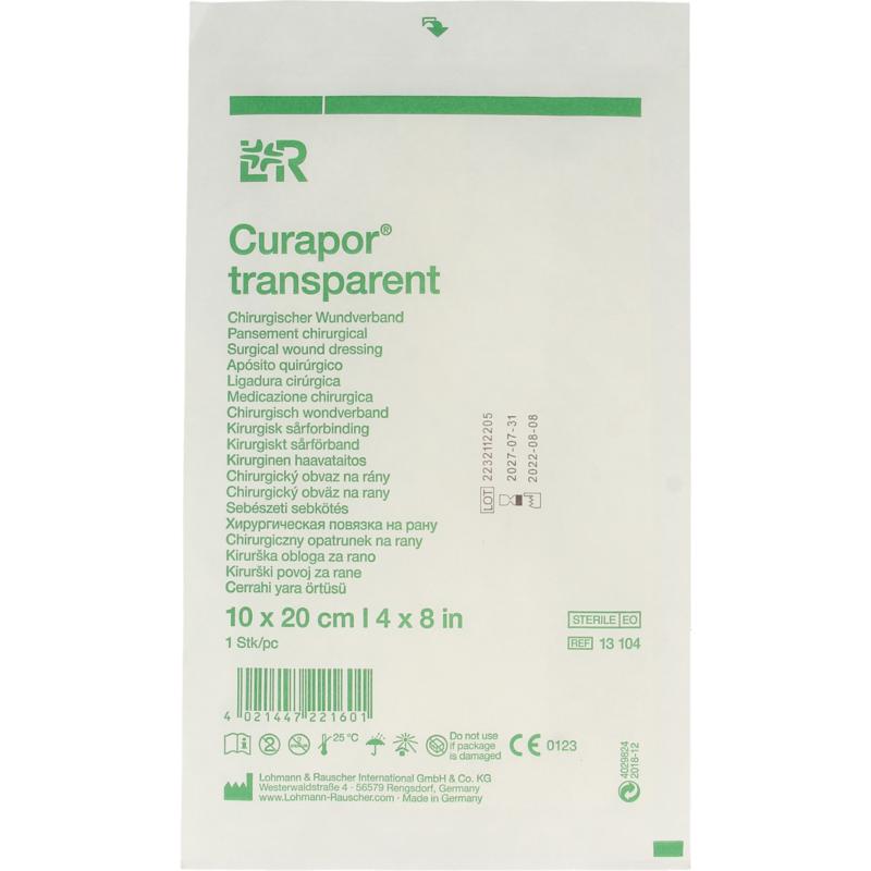Transparant 10 x 20 cm steriel