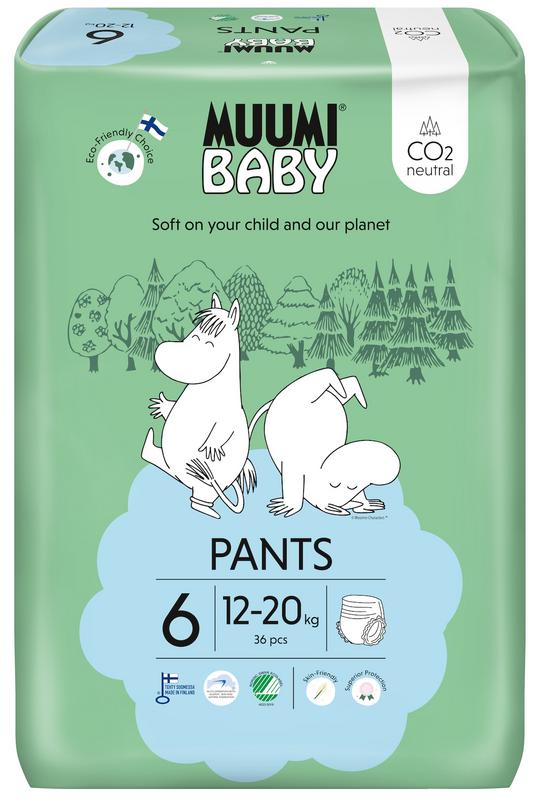 Ecologische luierbroekjes maat 6 junior 12-20 kg