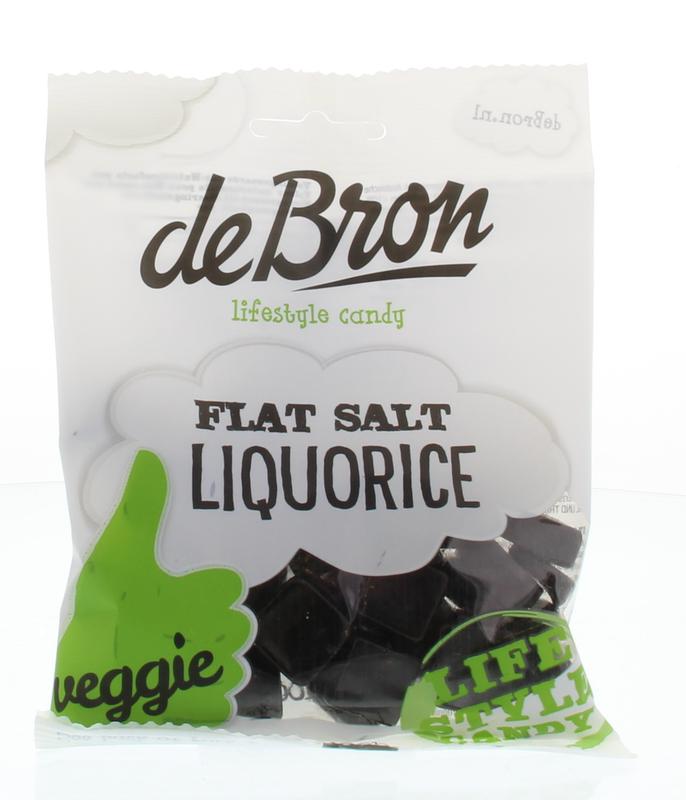 Flat salt liquorice