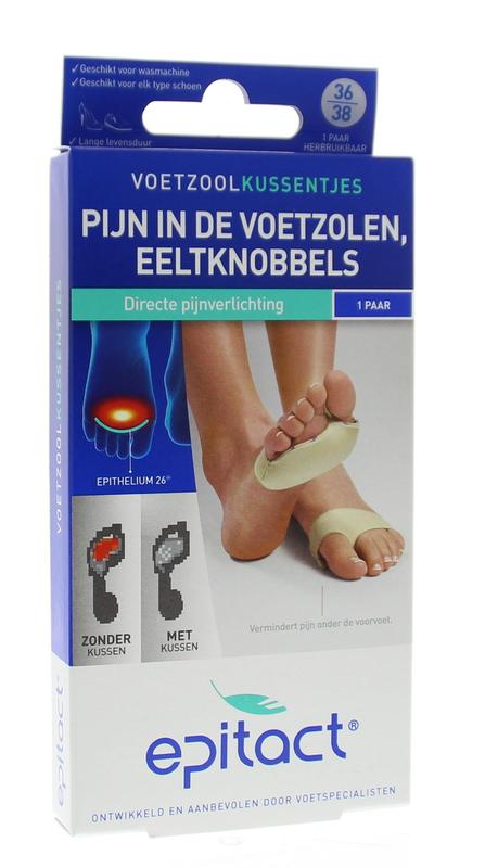 Voetzoolkussentjes pijn 36/38