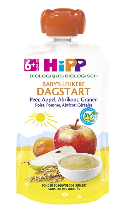 Pouch peer appel abrikoos granen