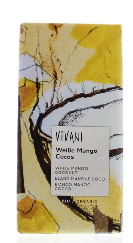 Chocolade wit mango kokos
