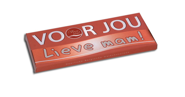 Wensreep melkchocolade voor jou! lieve mam