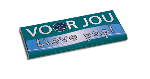 Wensreep melkchocolade voor jou! lieve pap